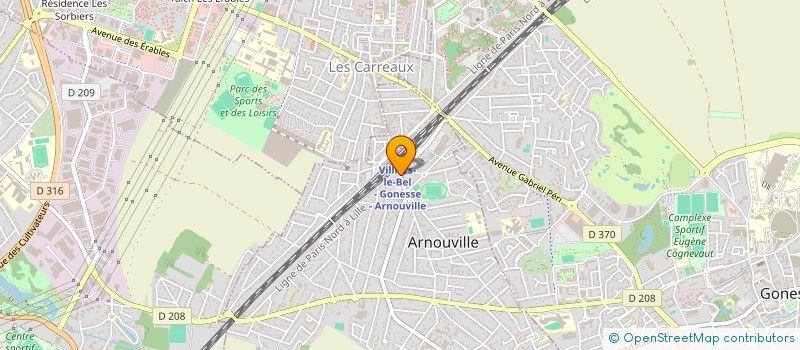 localisation de l'entreprise IMAGEMATIQUE à ARNOUVILLE