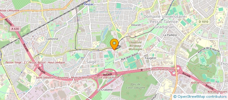 localisation de l'entreprise IMAGENE à PESSAC