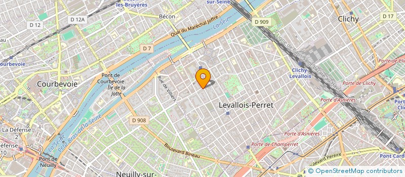 localisation de l'entreprise IMAGER PROD à LEVALLOIS-PERRET