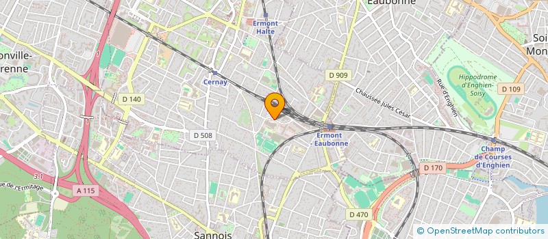 localisation de l'entreprise IMAGERIE CLAUDE BERNARD  ERMONT