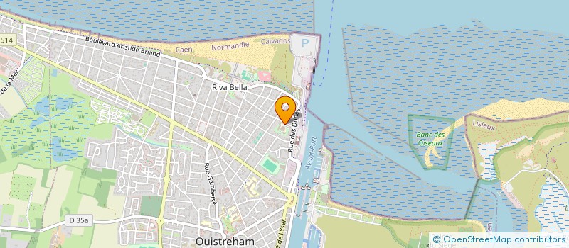 localisation de l'entreprise IMAGERIE COTE DE NACRE  OUISTREHAM