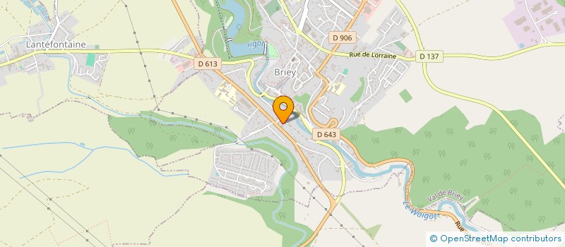 localisation de l'entreprise IMAGERIE DE BRIEY  VAL DE BRIEY