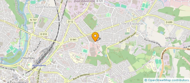 localisation de l'entreprise IMAGERIE DE LUNESSE  L'ISLE-D'ESPAGNAC