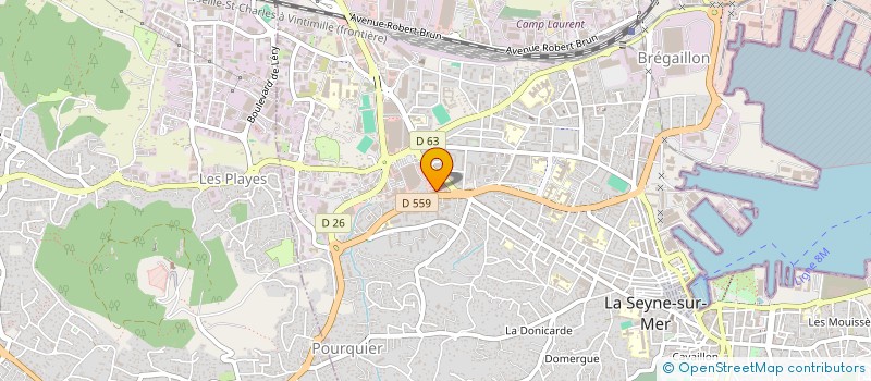 localisation de l'entreprise IMAGERIE DIAGNOSTIQUE ET INTERVENTIONNELLE 83 à LA SEYNE-SUR-MER