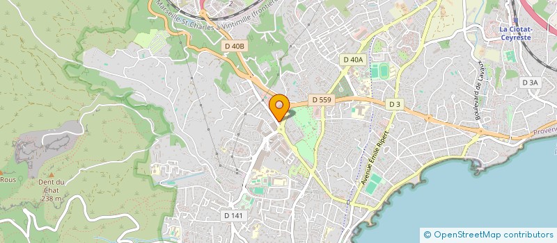 localisation de l'entreprise IMAGERIE DU GOLFE à LA CIOTAT