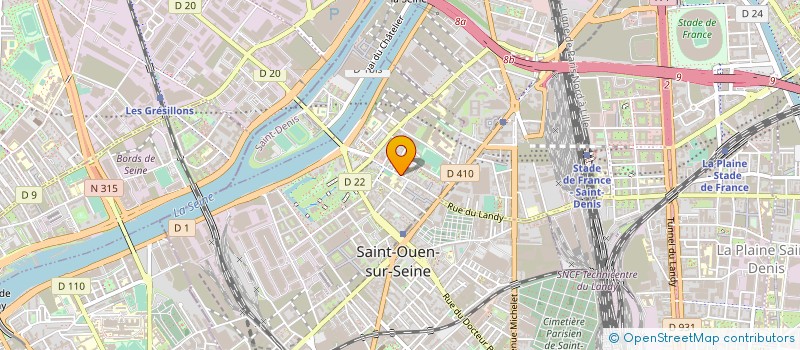 localisation de l'entreprise IMAGERIE EN COUPE CLINIQUE DU LANDY à SAINT-OUEN-SUR-SEINE