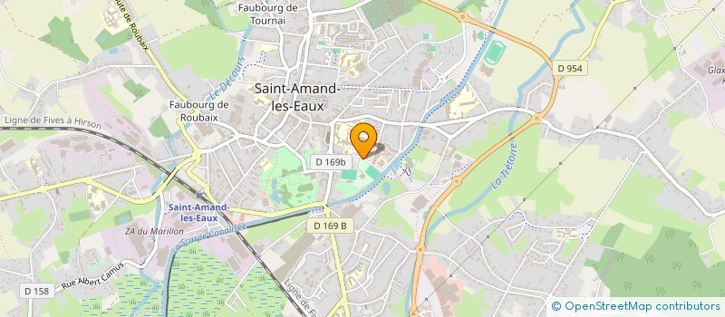 localisation de l'entreprise IMAGERIE EN COUPES AMANDINOISE à SAINT-AMAND-LES-EAUX