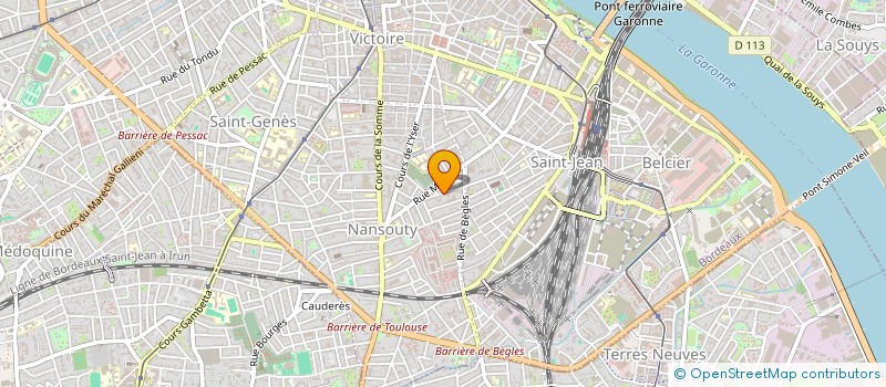localisation de l'entreprise IMAGERIE MATERIEL MEDICAL à BORDEAUX