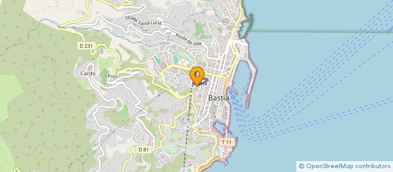 localisation de l'entreprise IMAGERIE MEDICALE BASTIAISE à BASTIA