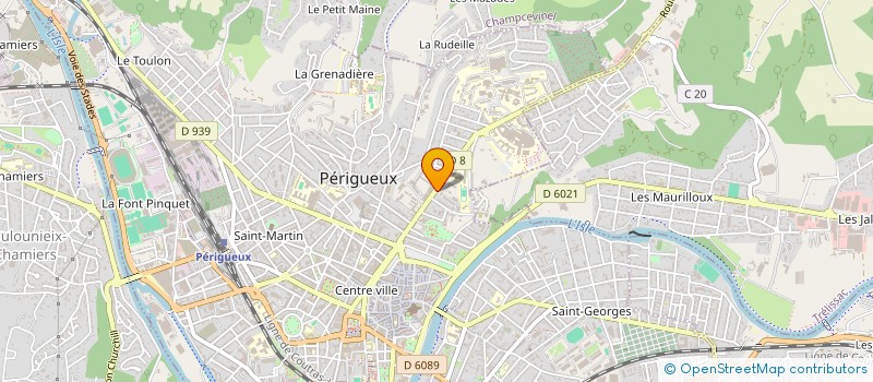 localisation de l'entreprise IMAGERIE MEDICALE CHANZY à PERIGUEUX