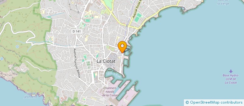 localisation de l'entreprise IMAGERIE MEDICALE DE L'EDEN  LA CIOTAT