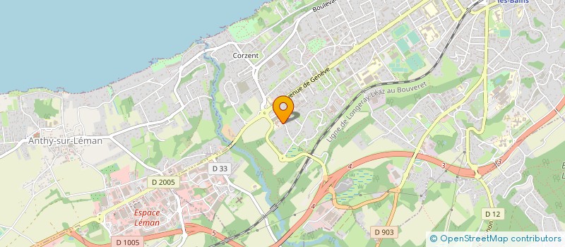 localisation de l'entreprise IMAGERIE MEDICALE DES SOURCES  THONON-LES-BAINS