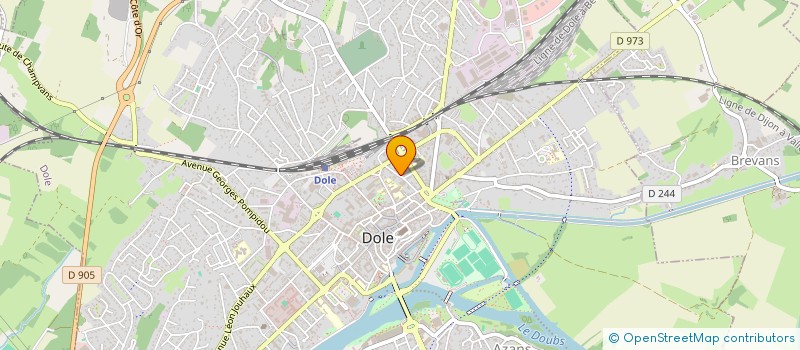 localisation de l'entreprise IMAGERIE MEDICALE DU 21 JANVIER à DOLE