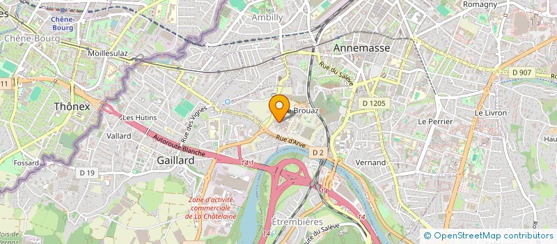 localisation de l'entreprise IMAGERIE MEDICALE DU LEMAN à ANNEMASSE
