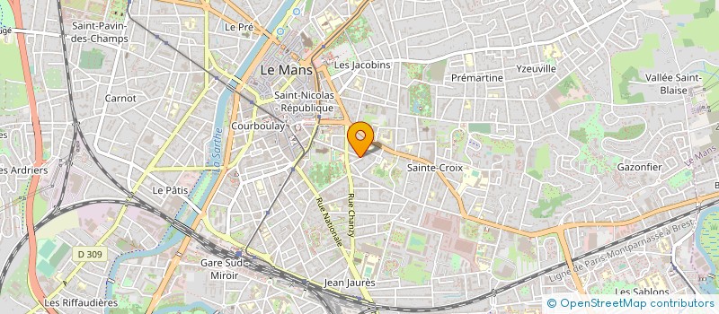 localisation de l'entreprise IMAGERIE MEDICALE DU MAINE à LE MANS
