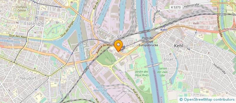 localisation de l'entreprise IMAGERIE MEDICALE DU RHIN à STRASBOURG