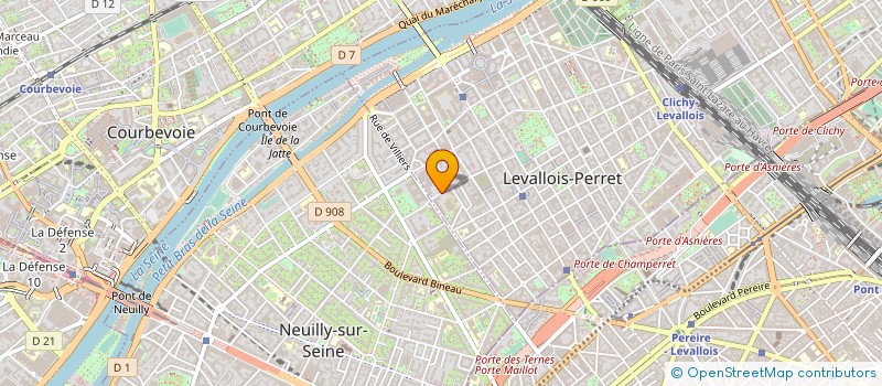 localisation de l'entreprise IMAGERIE MEDICALE IHFB-RPO à LEVALLOIS-PERRET