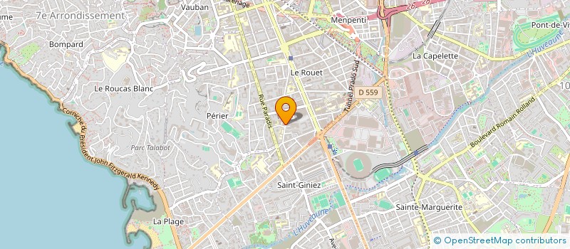 localisation de l'entreprise IMAGERIE MEDICALE PATRICK SARRAT  MARSEILLE