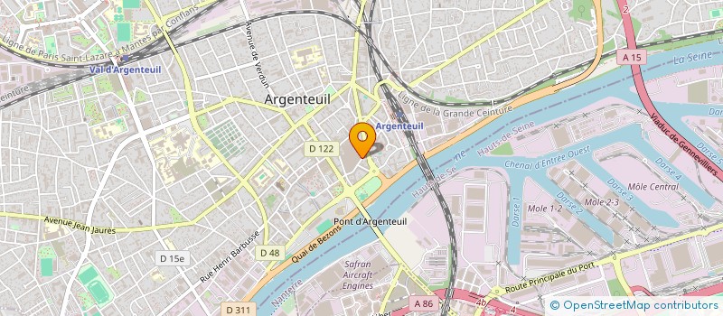 localisation de l'entreprise IMAGERIE MEDICALE RIVES DE SEINE à ARGENTEUIL