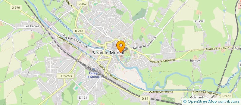 localisation de l'entreprise IMAGERIE MEDICALE SAONE ET LOIRE OUEST  PARAY-LE-MONIAL