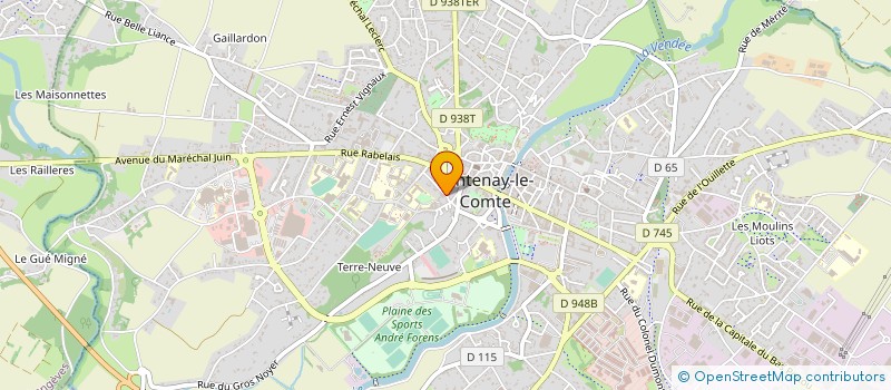 localisation de l'entreprise IMAGERIE MEDICALE SUD-VENDEE à FONTENAY-LE-COMTE