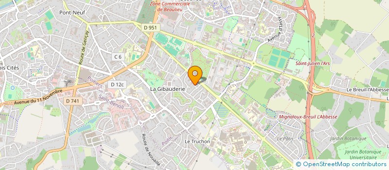 localisation de l'entreprise IMAGERIE MOLECULAIRE NORD NOUVELLE AQUITAINE, IMNNA  POITIERS