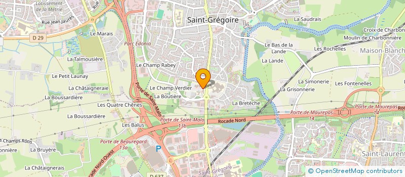 localisation de l'entreprise IMAGERIE MULTIMODALITE AGGLOMERATION RENNES  SAINT-GREGOIRE