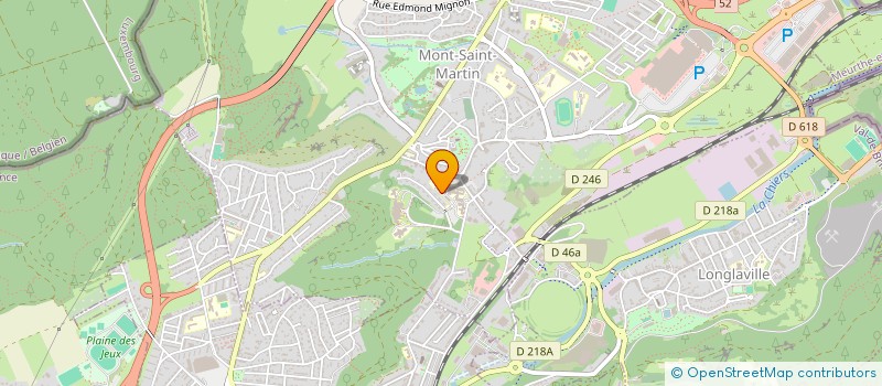 localisation de l'entreprise IMAGERIE TRANSFRONTALIERE  MONT-SAINT-MARTIN