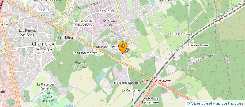 localisation de l'entreprise IMAGERIE TRANSMISSION INFORMATIQUE à CHAMBRAY-LES-TOURS