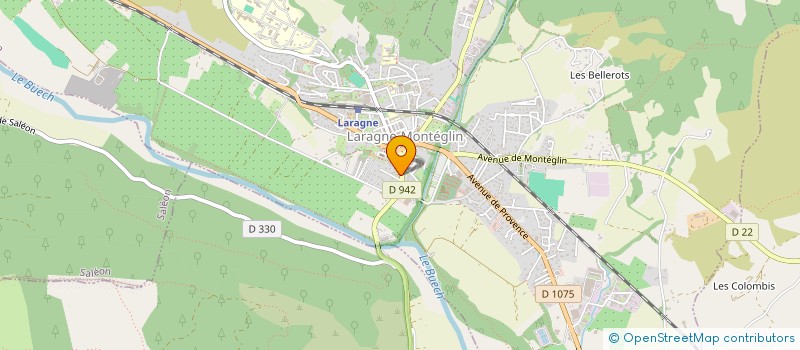 localisation de l'entreprise IMAGERIES INFORMATIQUES MEDICALES à LARAGNE-MONTEGLIN