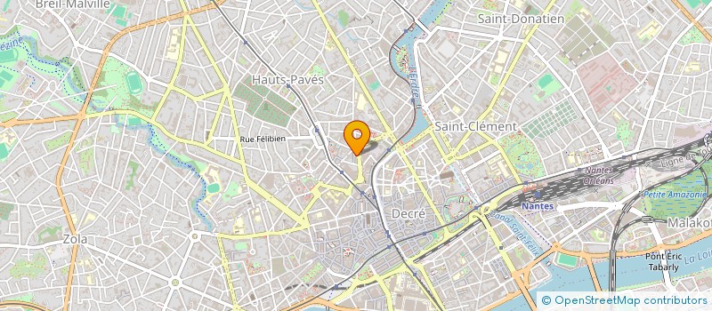 localisation de l'entreprise IMAGES 2000 à NANTES