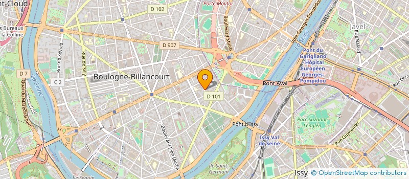 localisation de l'entreprise IMAGES 25 à BOULOGNE-BILLANCOURT