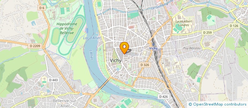 localisation de l'entreprise IMAGES DE MARQUES à VICHY