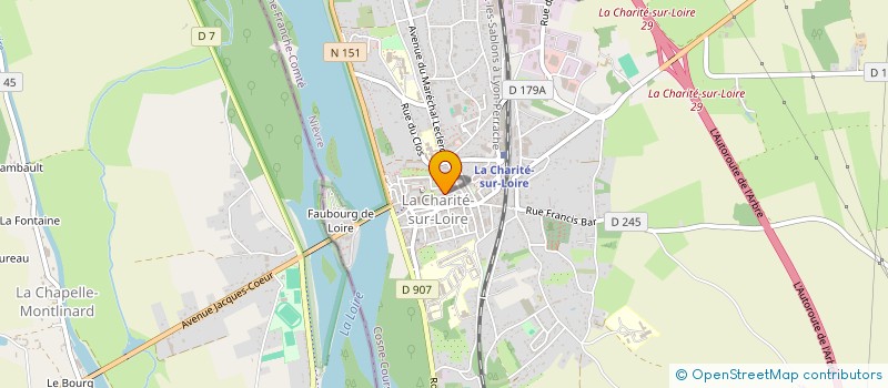 localisation de l'entreprise IMAGES DU MONDE FRANCE à LA CHARITE-SUR-LOIRE