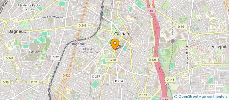 localisation de l'entreprise IMAGES EN MIRE  CACHAN