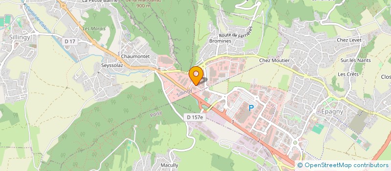 localisation de l'entreprise IMAGES ET LUMIERES à SILLINGY