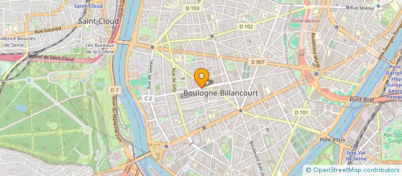 localisation de l'entreprise IMAGES ET METHODES à BOULOGNE-BILLANCOURT