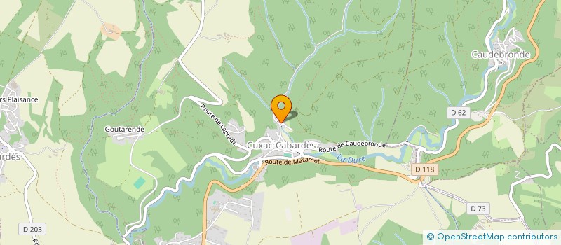 localisation de l'entreprise IMAGES ET PAROLES  CUXAC-CABARDES