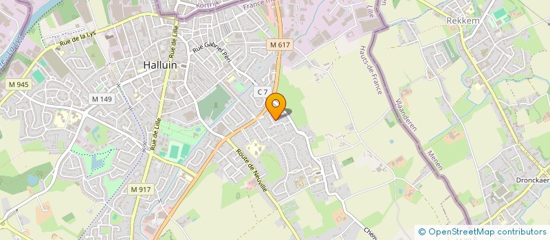 localisation de l'entreprise IMAGES IDEES ET CARACTERES à HALLUIN