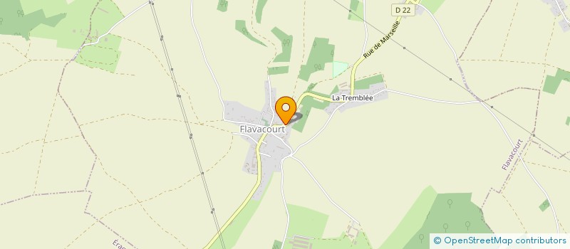 localisation de l'entreprise IMAGES IN THELLE  FLAVACOURT