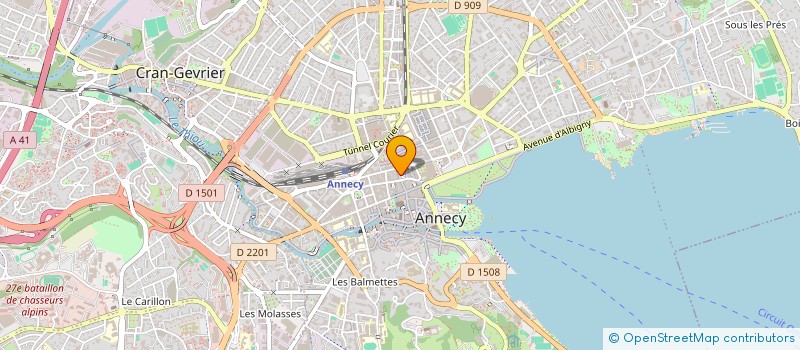 localisation de l'entreprise IMAGES SANS FRONTIERES  ANNECY