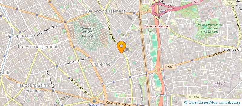 localisation de l'entreprise IMAGES SARL à PARIS
