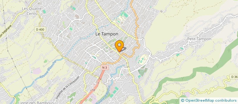localisation de l'entreprise IMAGES SUBLIMALES SARL à LE TAMPON