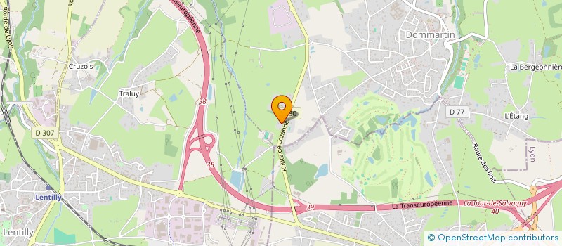 localisation de l'entreprise IMAGI'VERT PEPINIERES ET VIVACES  DOMMARTIN