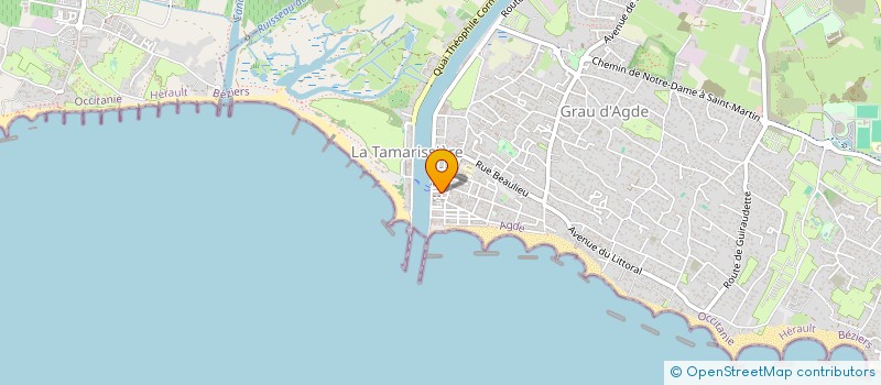 localisation de l'entreprise IMAGIA  AGDE