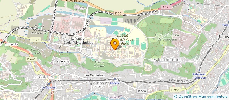 localisation de l'entreprise IMAGICIEL  PALAISEAU