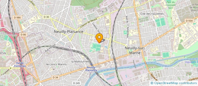 localisation de l'entreprise IMAGICIENNES à NEUILLY-PLAISANCE