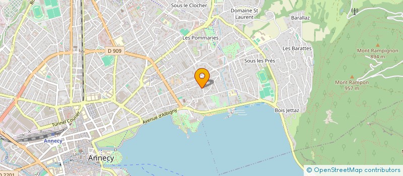 localisation de l'entreprise IMAGIM à ANNECY