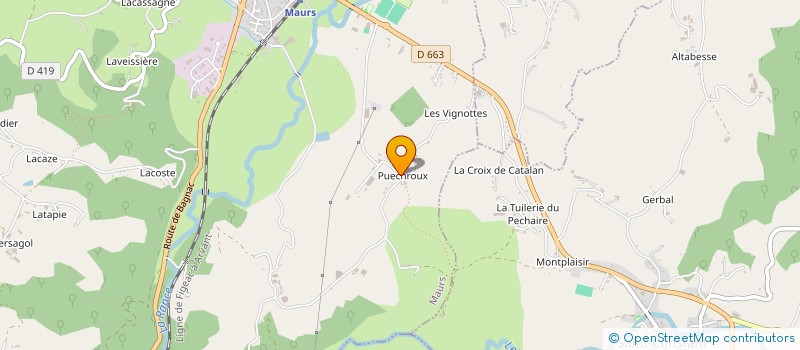 localisation de l'entreprise IMAGIN à MAURS