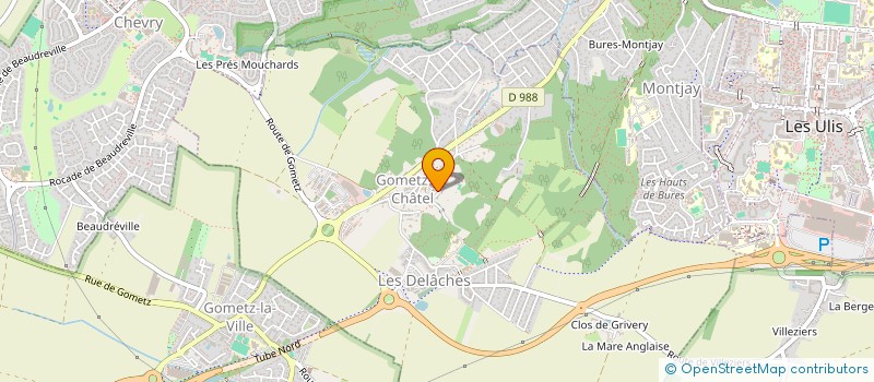 localisation de l'entreprise IMAGIN'ACTION - COMPAGNIE DU REGARD à GOMETZ-LE-CHATEL
